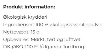 Vaniljepulver