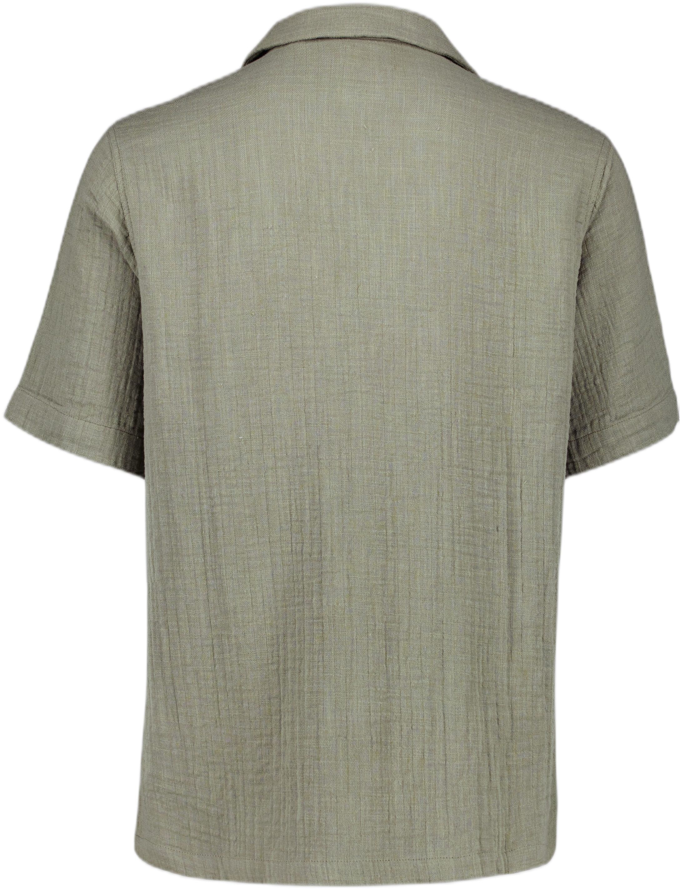 Cotton muslin resort shirt S/S