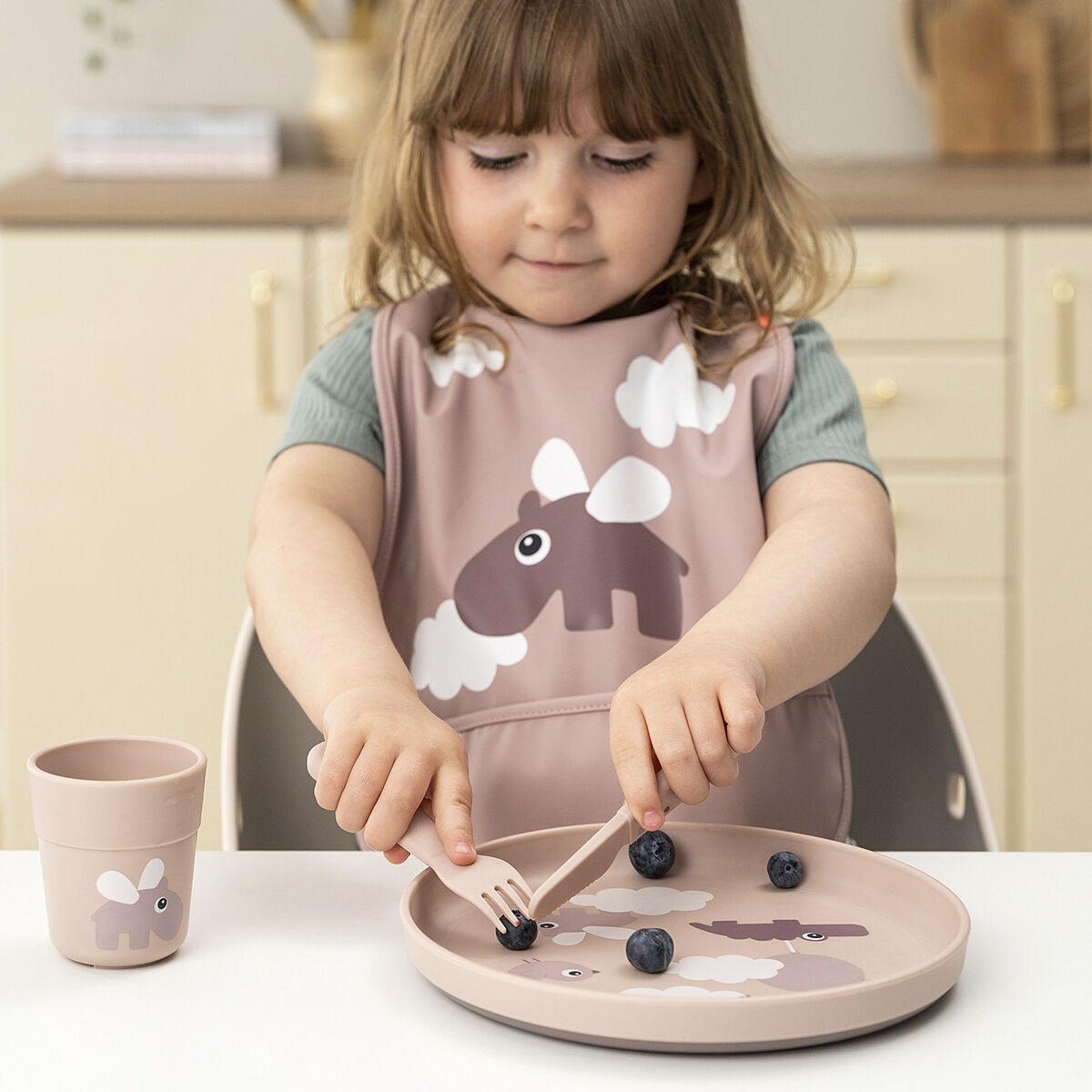 Foodie bestiks&aelig;t Happy dots Pudder