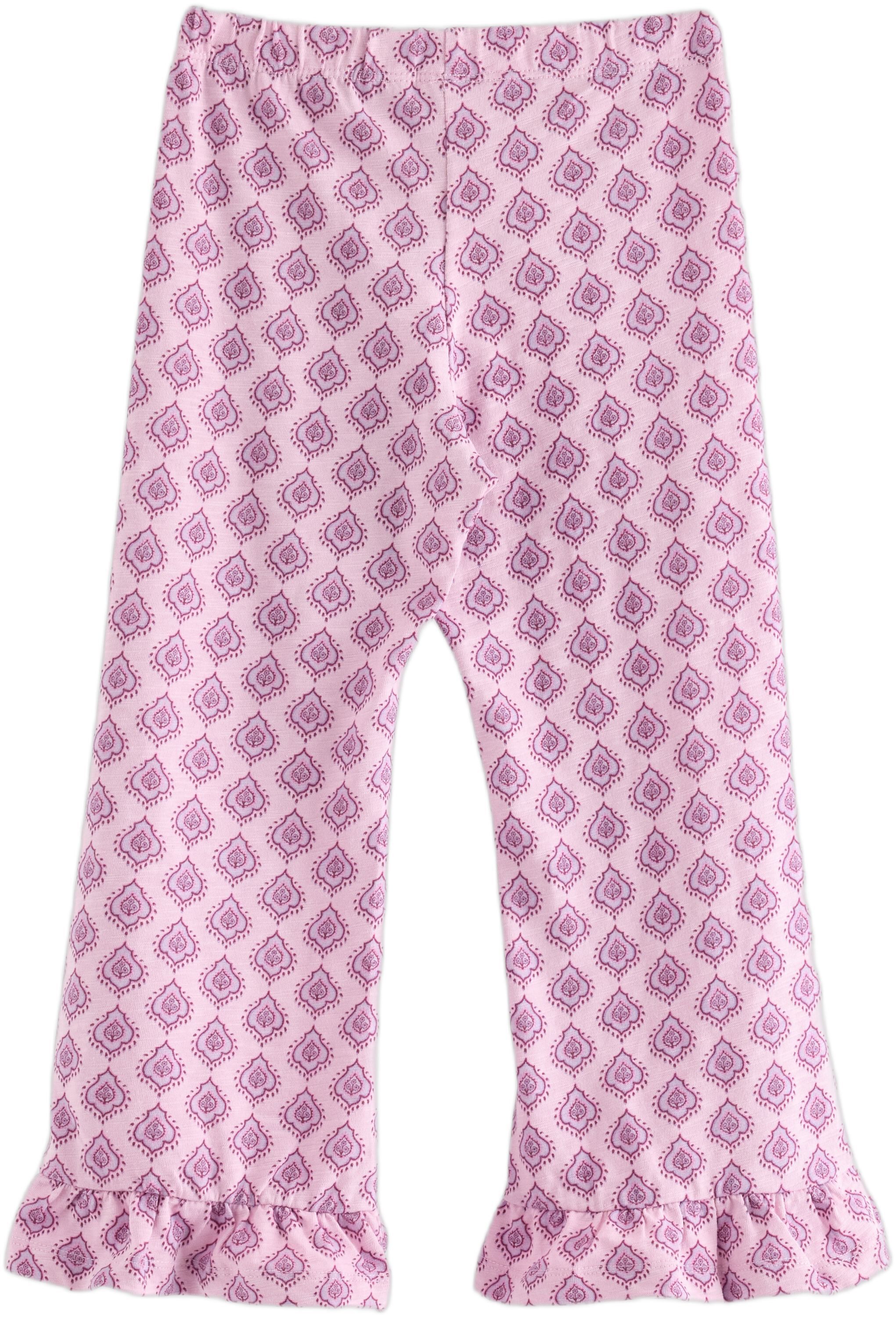 trousers flare frill medallion