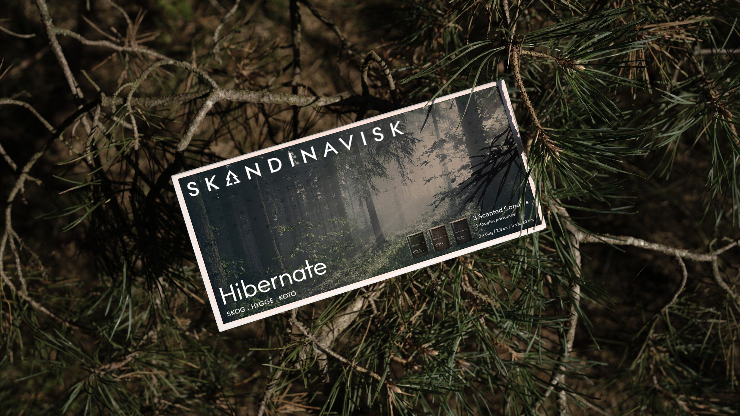 HIBERNATE GIFTSET 3 MINI CANDLES