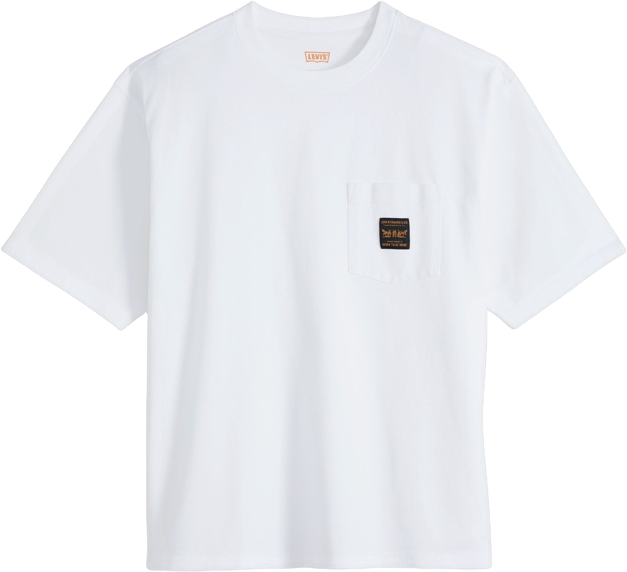 SS WORKWEAR PKT TEE BRIGHT WHI