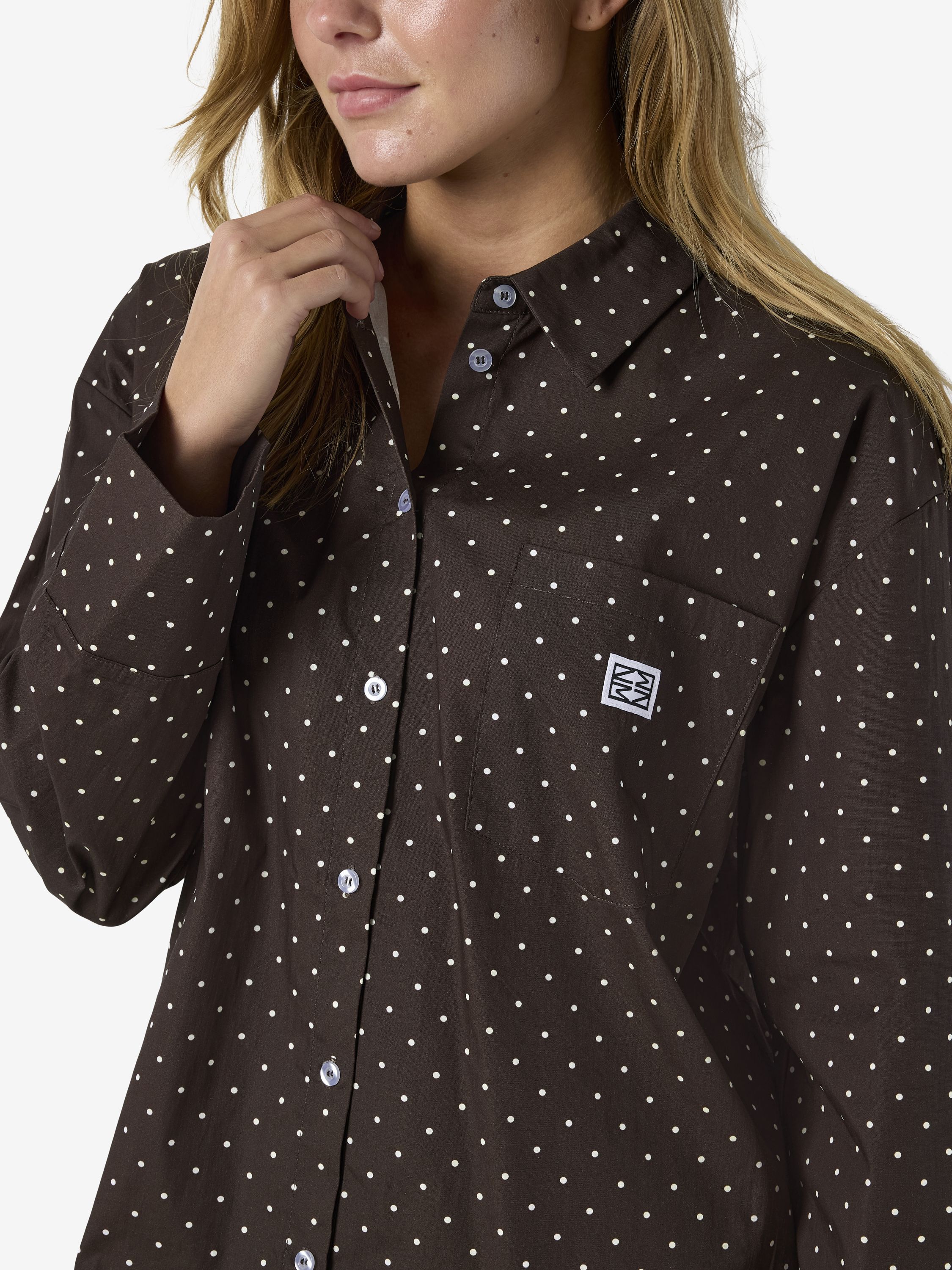 NMFRIDA L/S BUTTON SHIRT WVN BOX