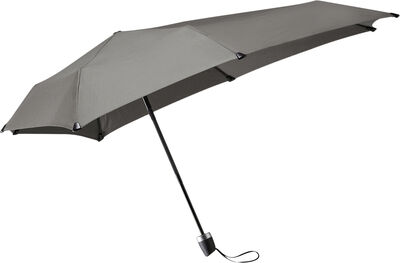 Senz Mini foldable storm umbrella silk grey