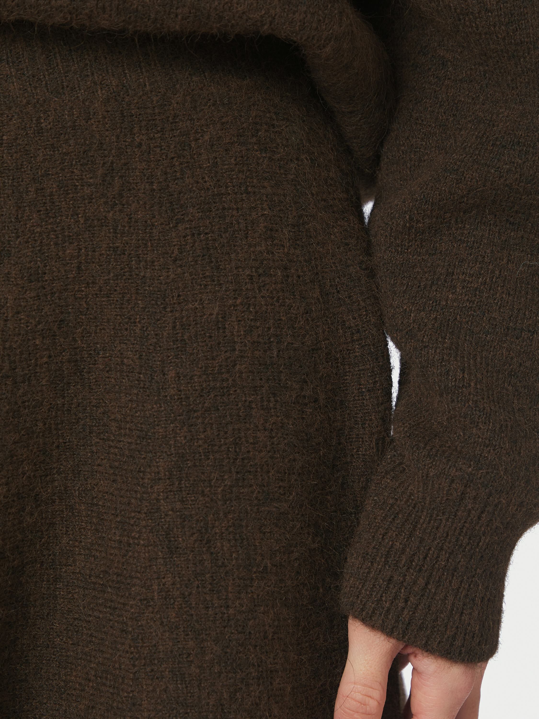 Renata Fluffy Knit Skirt