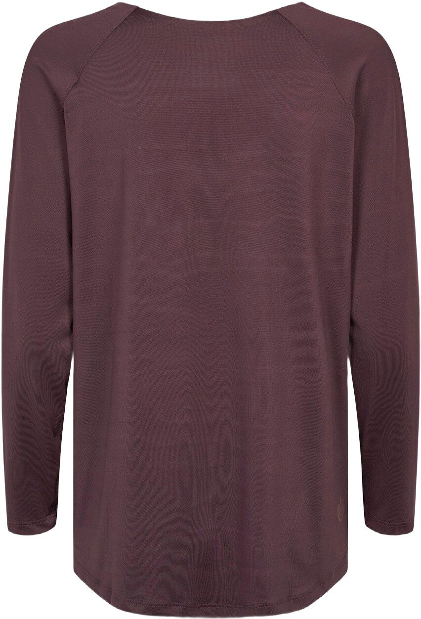 Boat Neck Lang&aelig;rmet Tr&aelig;nings T-shirt