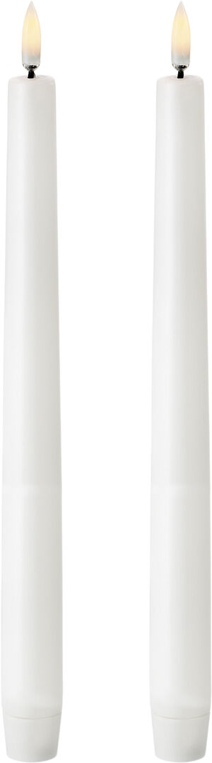UYUNI Lighting - LED Taper Candle - twin pack - Nordic White