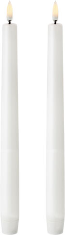 LED Taper Candle - twin pack - Nordic White - 2,3 x 25 cm