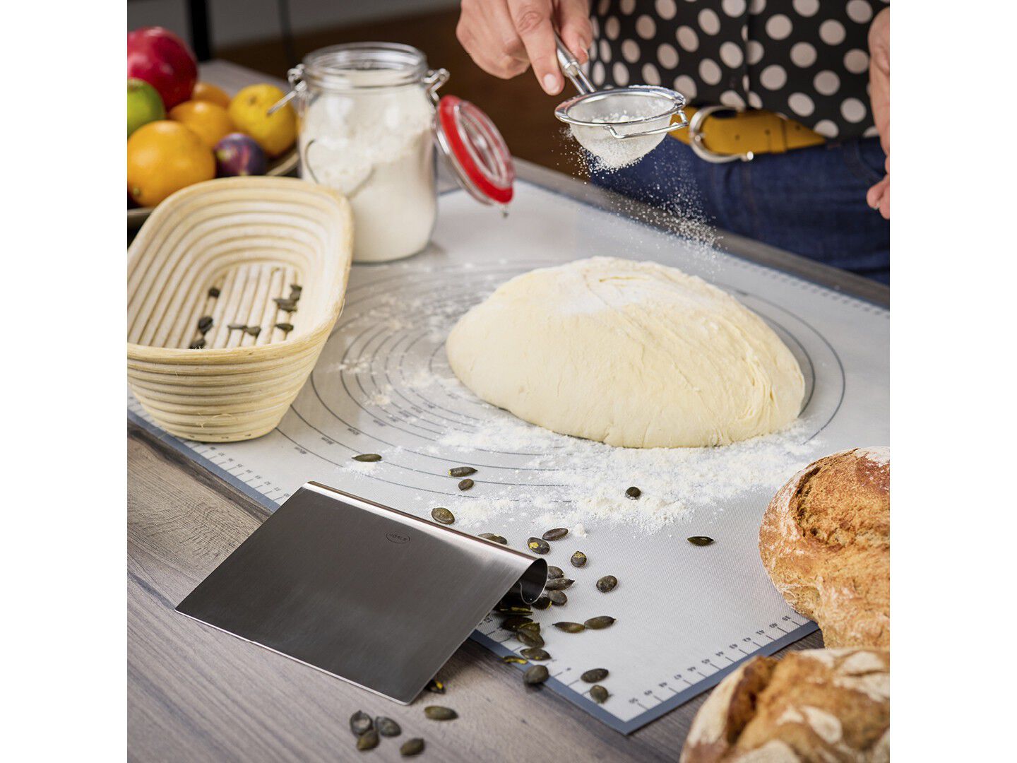 Bagem&aring;tte 68 x 53 x 0,2 cm Klar Silikone