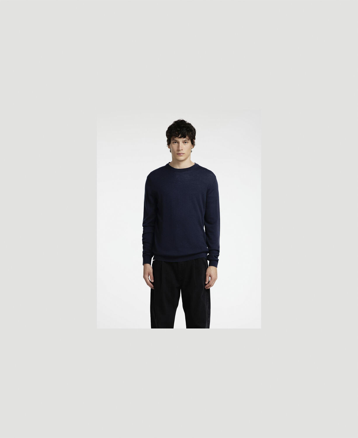 SLHTRAY LS KNIT MERINO CREW NECK NO
