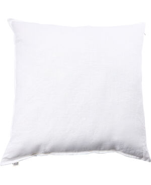 Hør vasket pude White 60x60