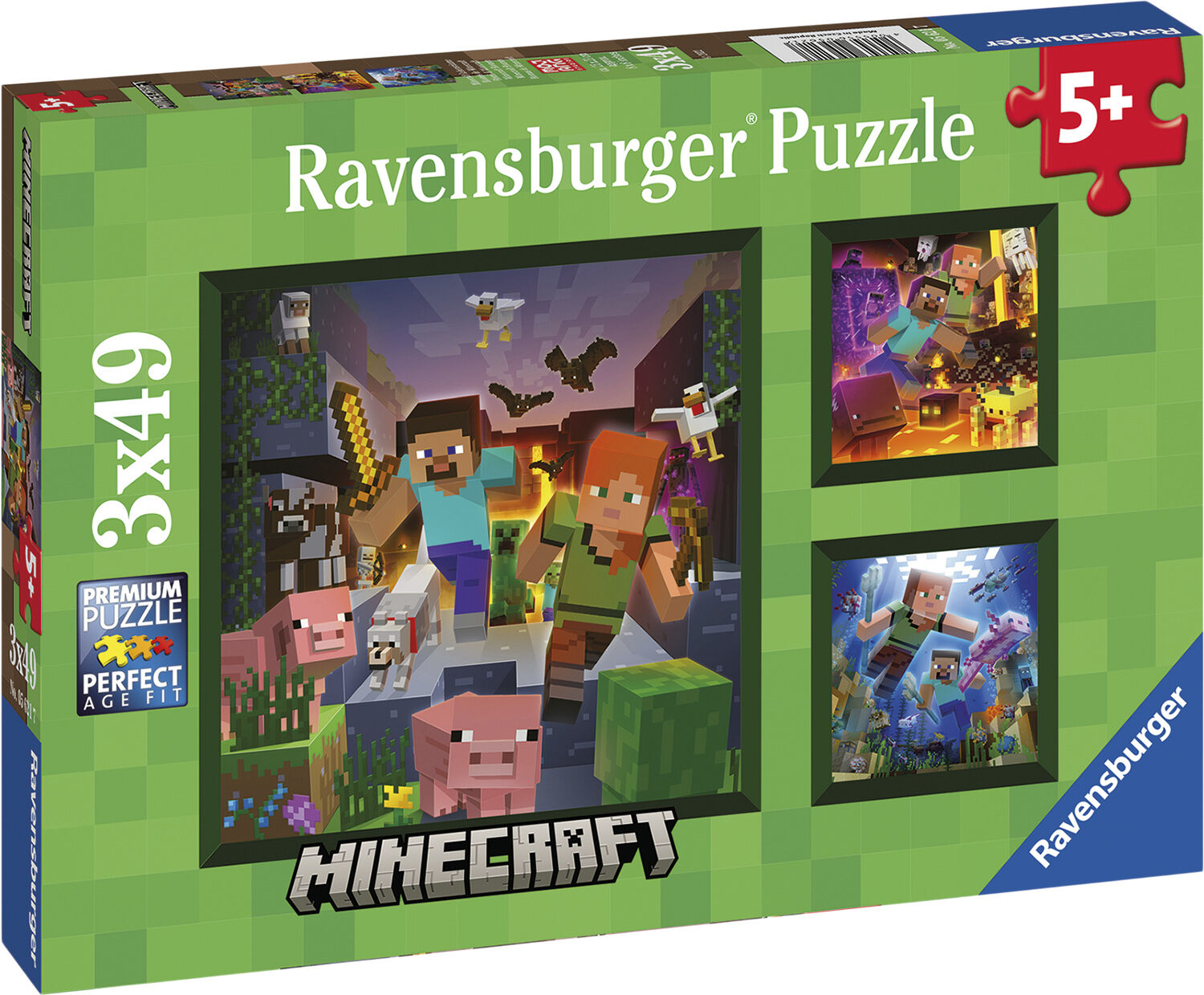 Ravnsburger 3*49 brikker ass