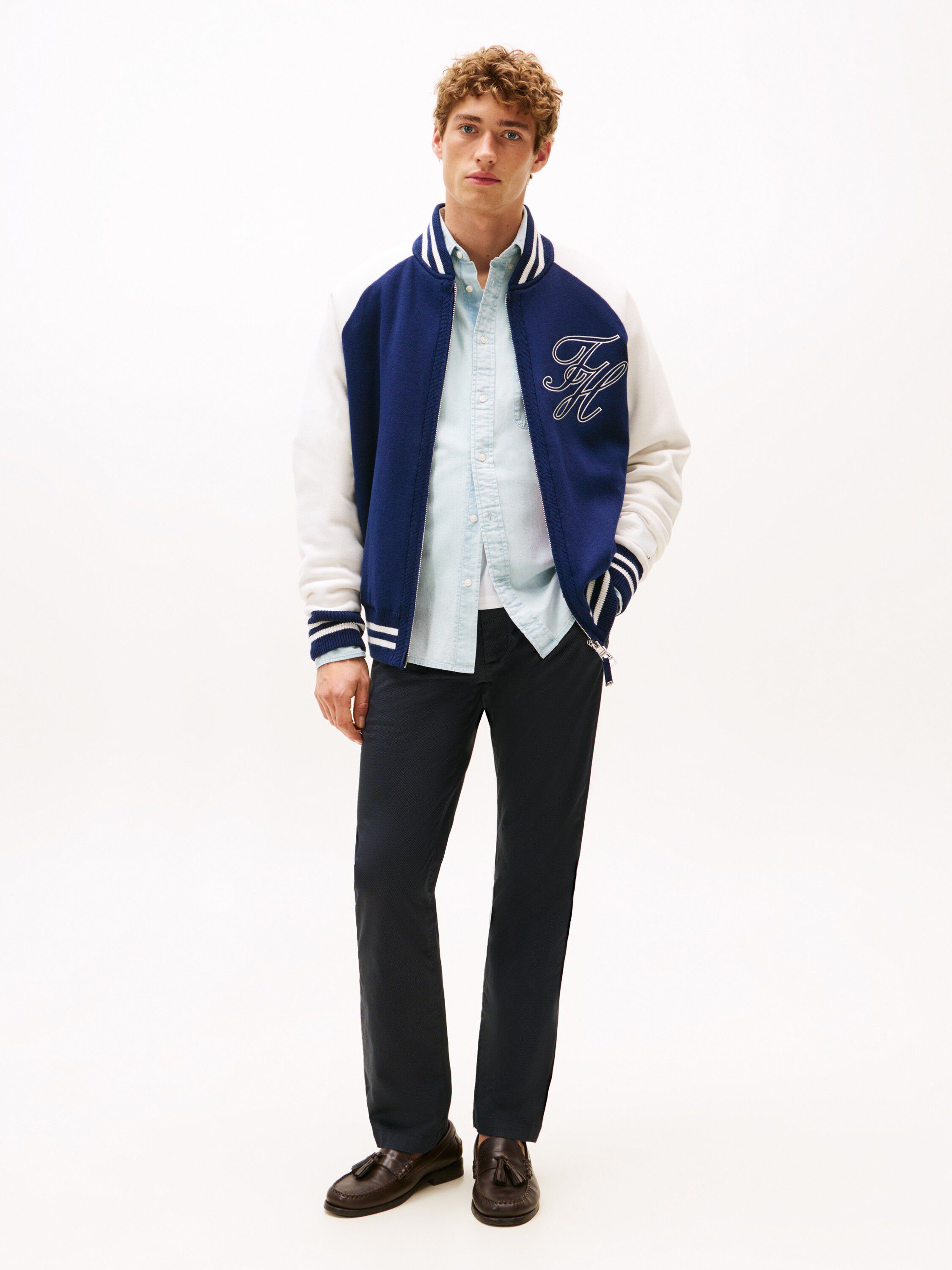 DENTON PRINTED STRUCTURE CHINO