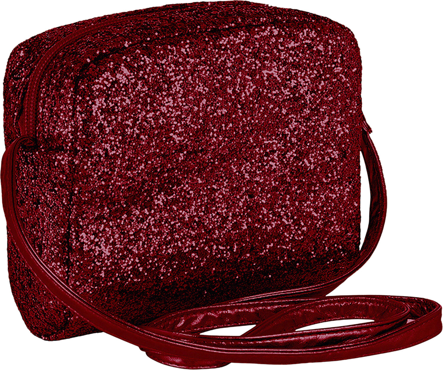 Mimi & Lula - Skuldertaske - R&oslash;d glitter