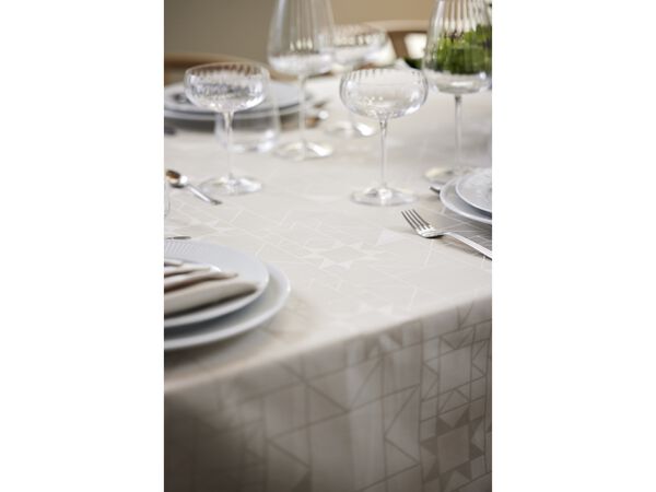 Dug 140x320 Star Damask Beige