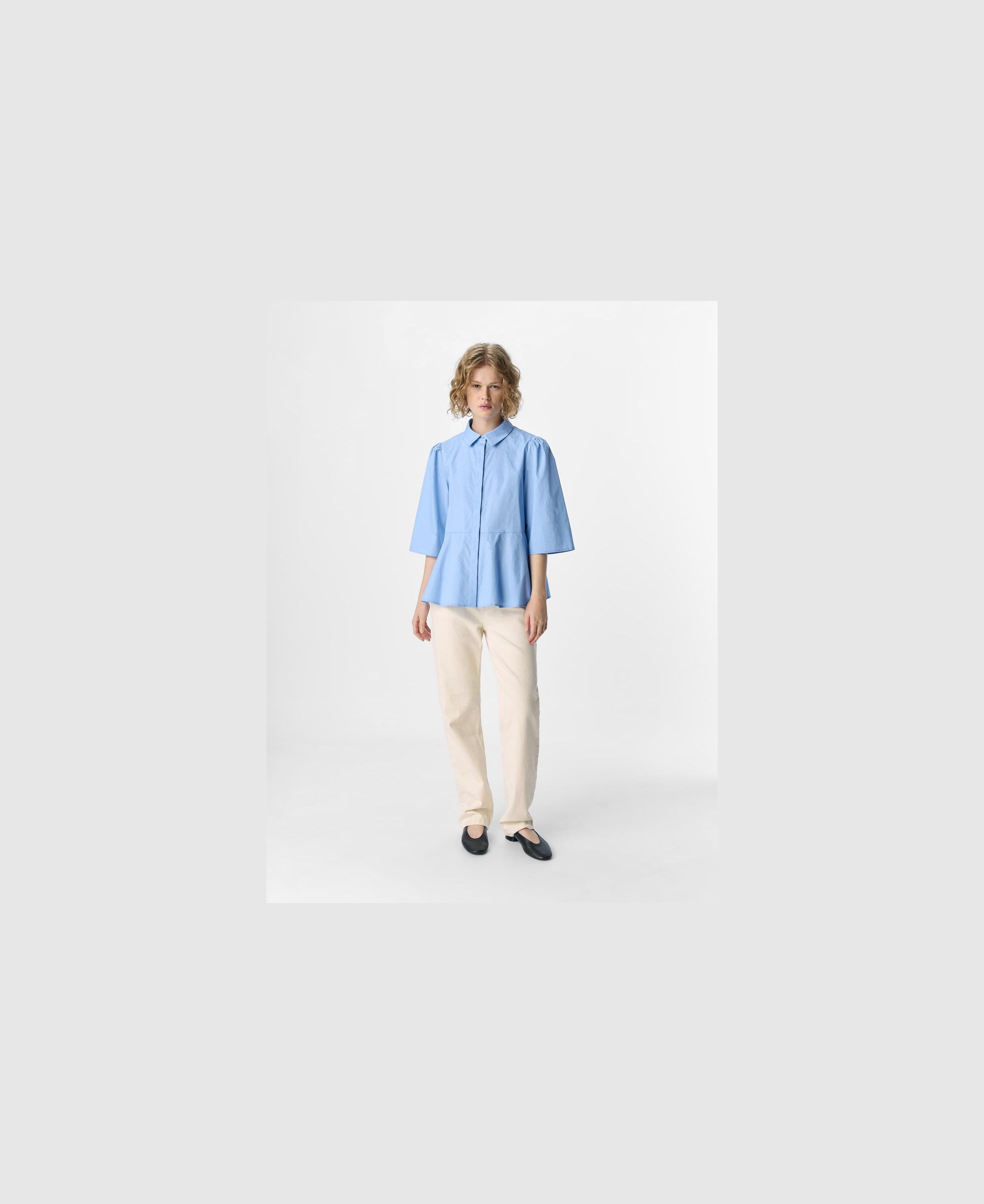 OBJKIRA PEPLUM 2/4 SHIRT E PA 25 DI