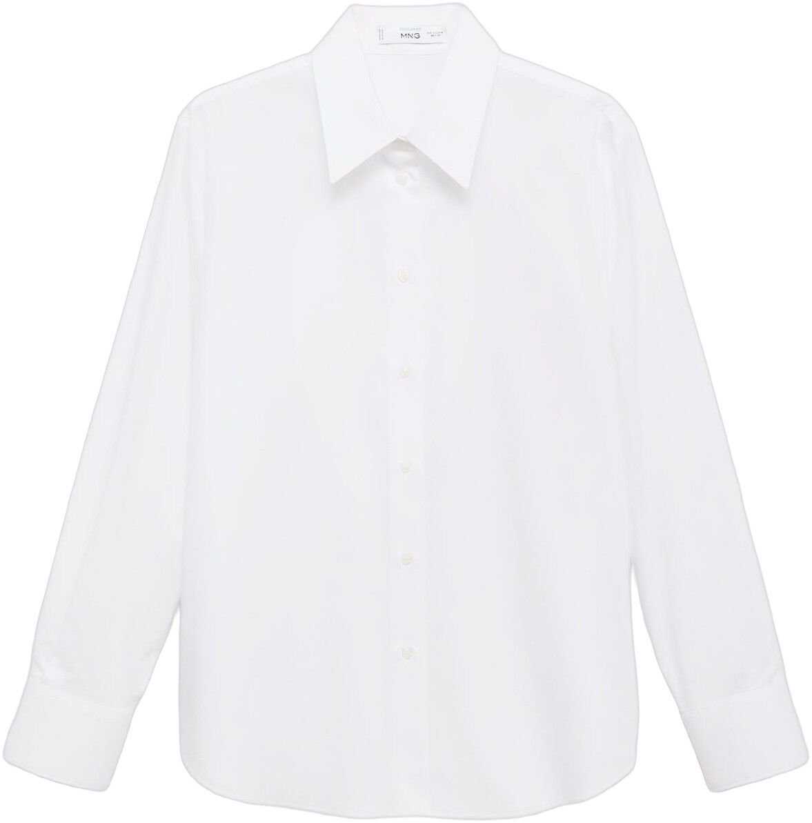 Regular cotton lyocell-blend shirt