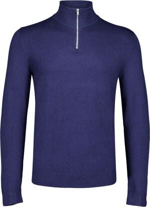 Ecovero half zip L/S knit