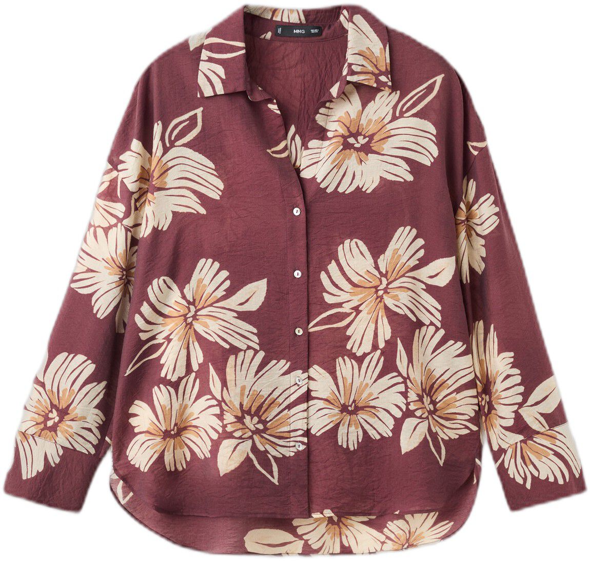 Printed lyocell shirt