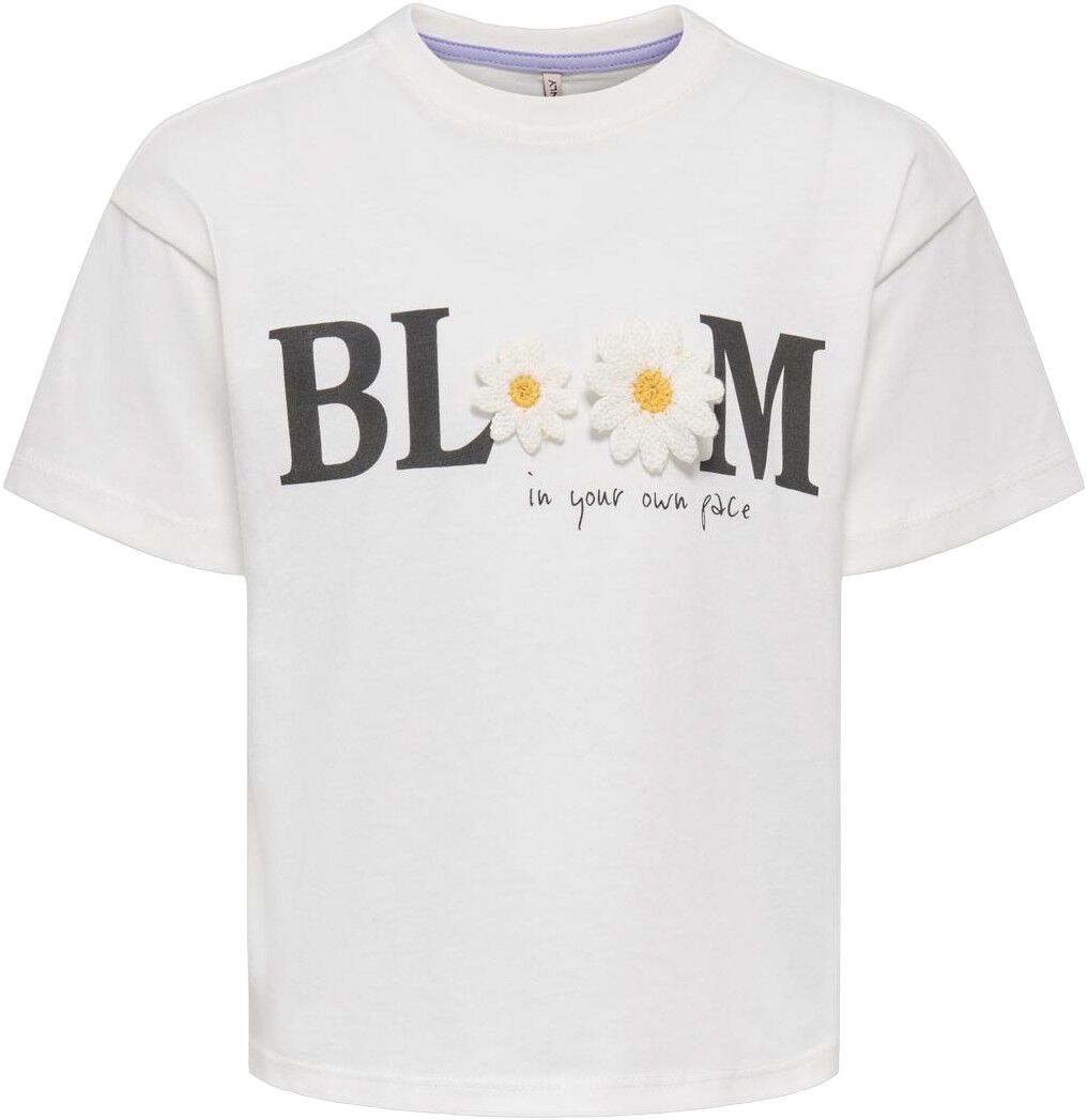 KMGPETAL SS LOOSE PRINTED TEE JRS