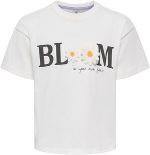 KMGPETAL SS LOOSE PRINTED TEE JRS