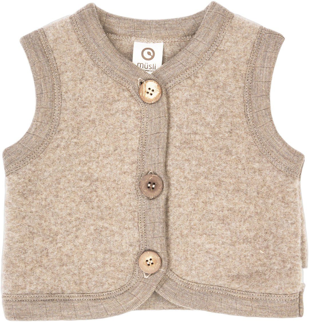 Woolly fleece vest