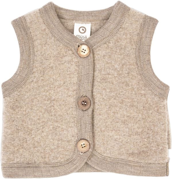 Woolly fleece vest