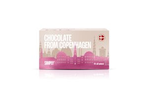Gift Box, Chocolate from Copenhagen Lyserød 180g