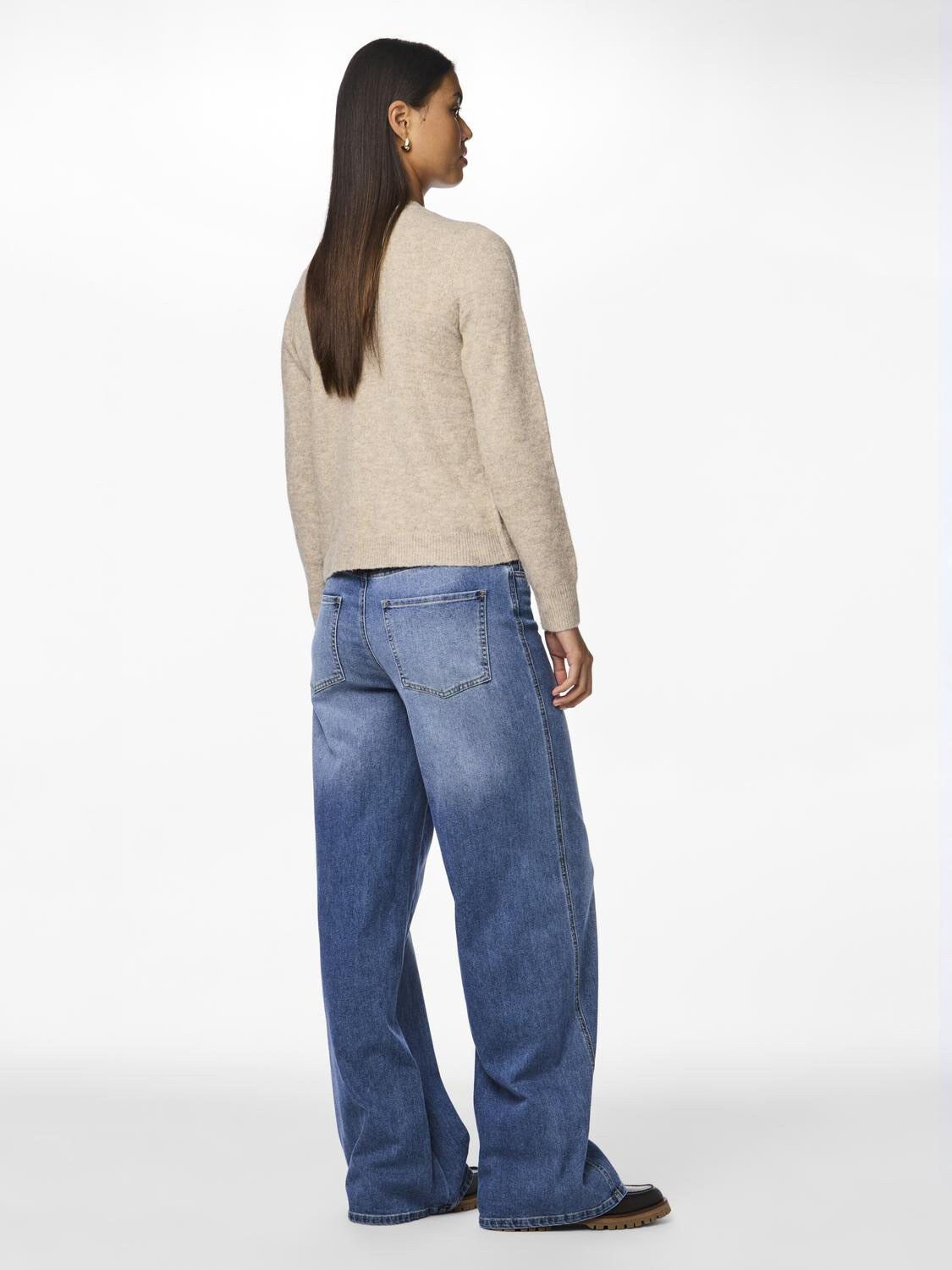 PCMALOU LS KNIT CARDIGAN NOOS BC