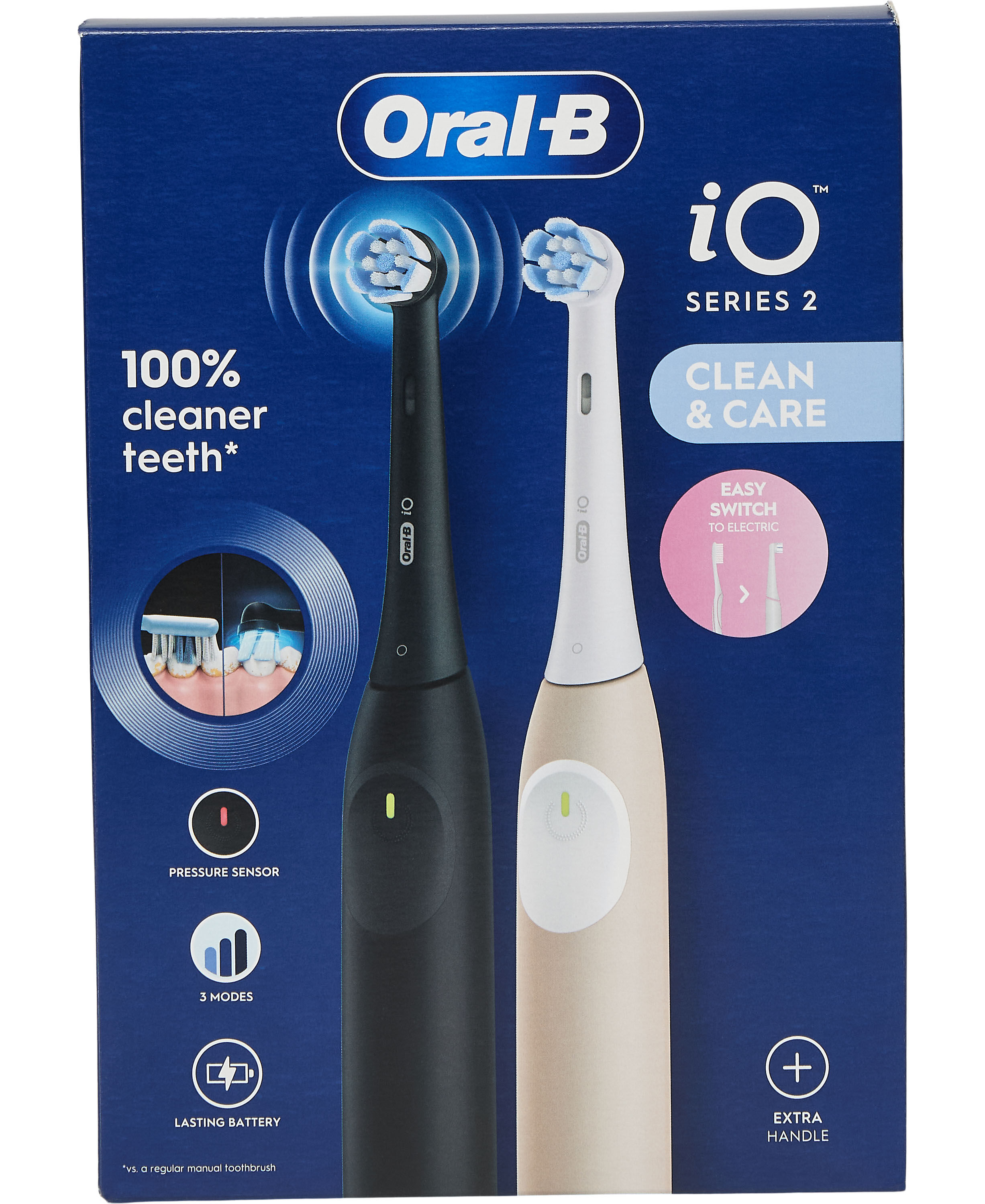 Oral-B iO Series 2 Night Black/Calm Pink DUO