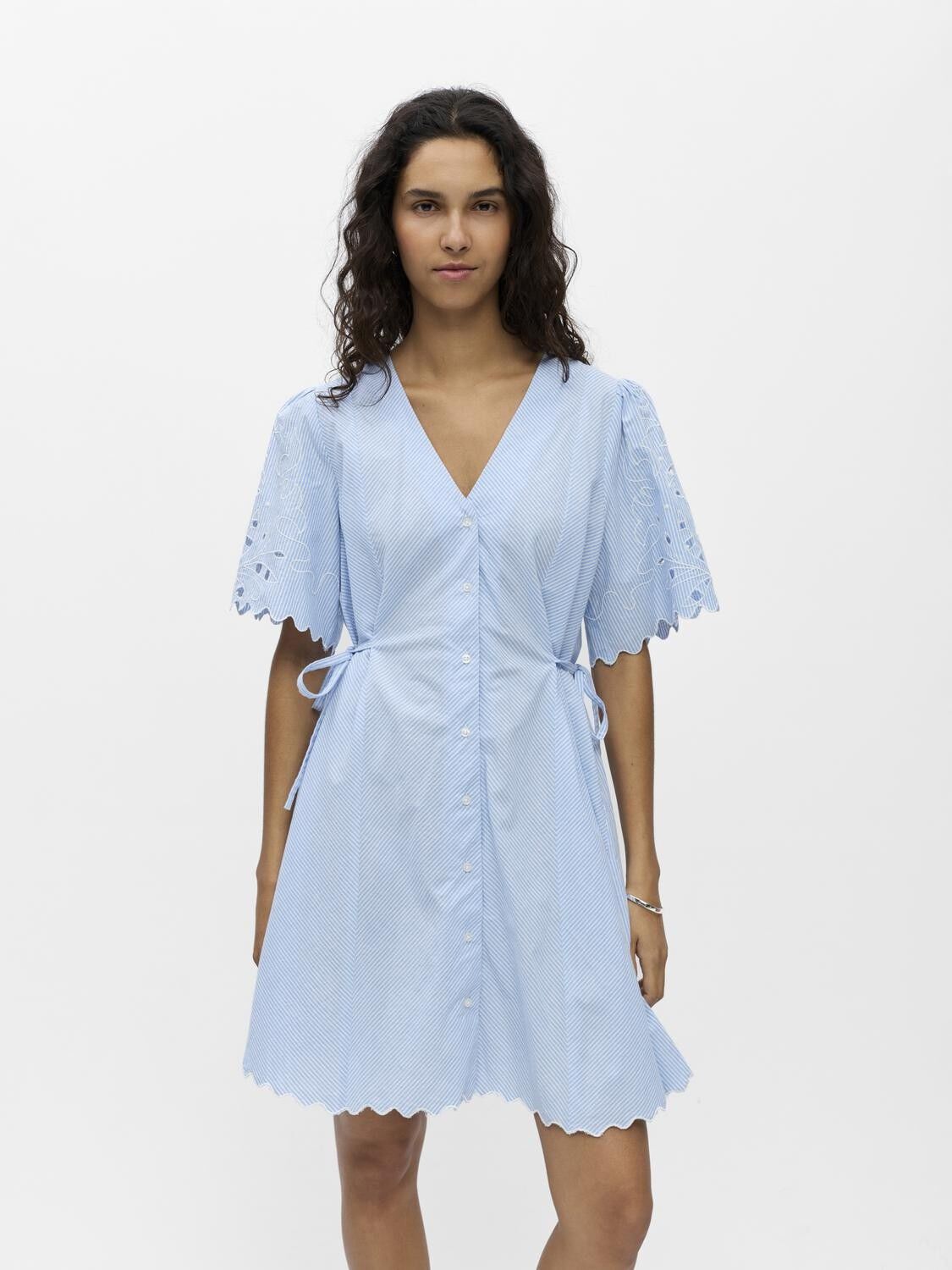 OBJBERRA S/S RE SHORT SHIRT DRESS 1