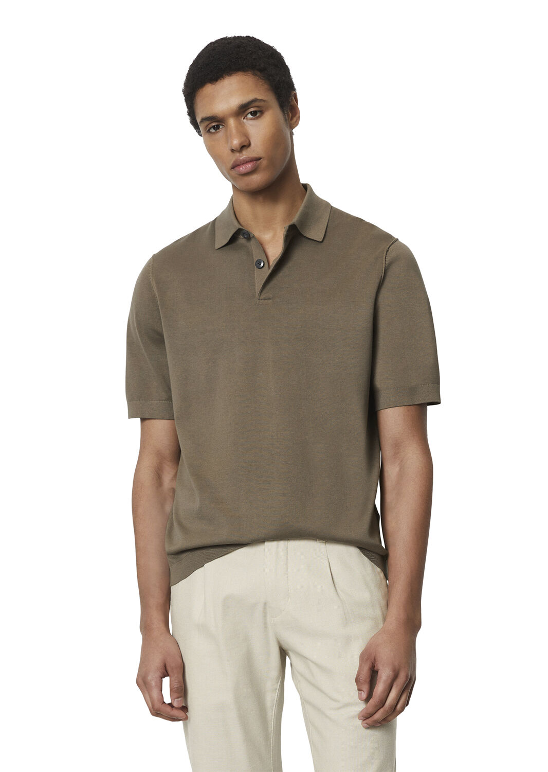 Polo shirt, knitted