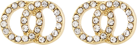 JOLINA earrings gold-plated/multi-colour
