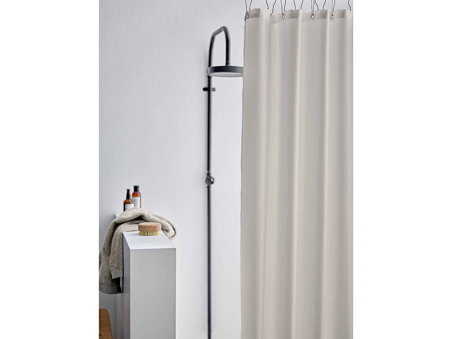 Badeforh&aelig;ng 180x220 Comfort Beige