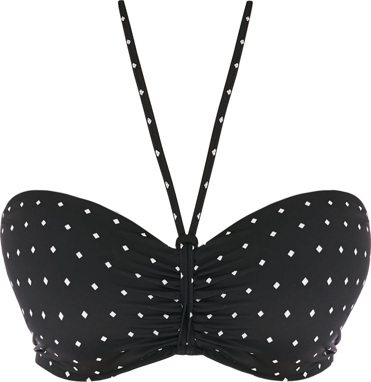 JEWEL COVE padded bandeau bra AS7233BLK