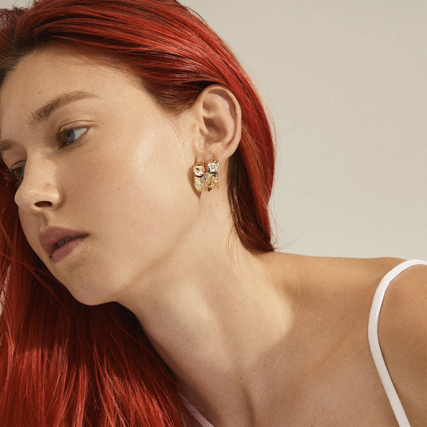 &Oslash;reringe : Elara : Guldbelagt