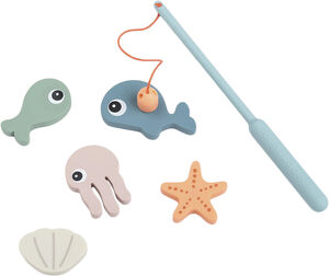 Bade- og fiskelegetøj Sea friends Farvemix