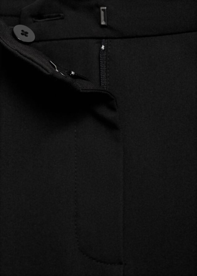 Straight suit trousers