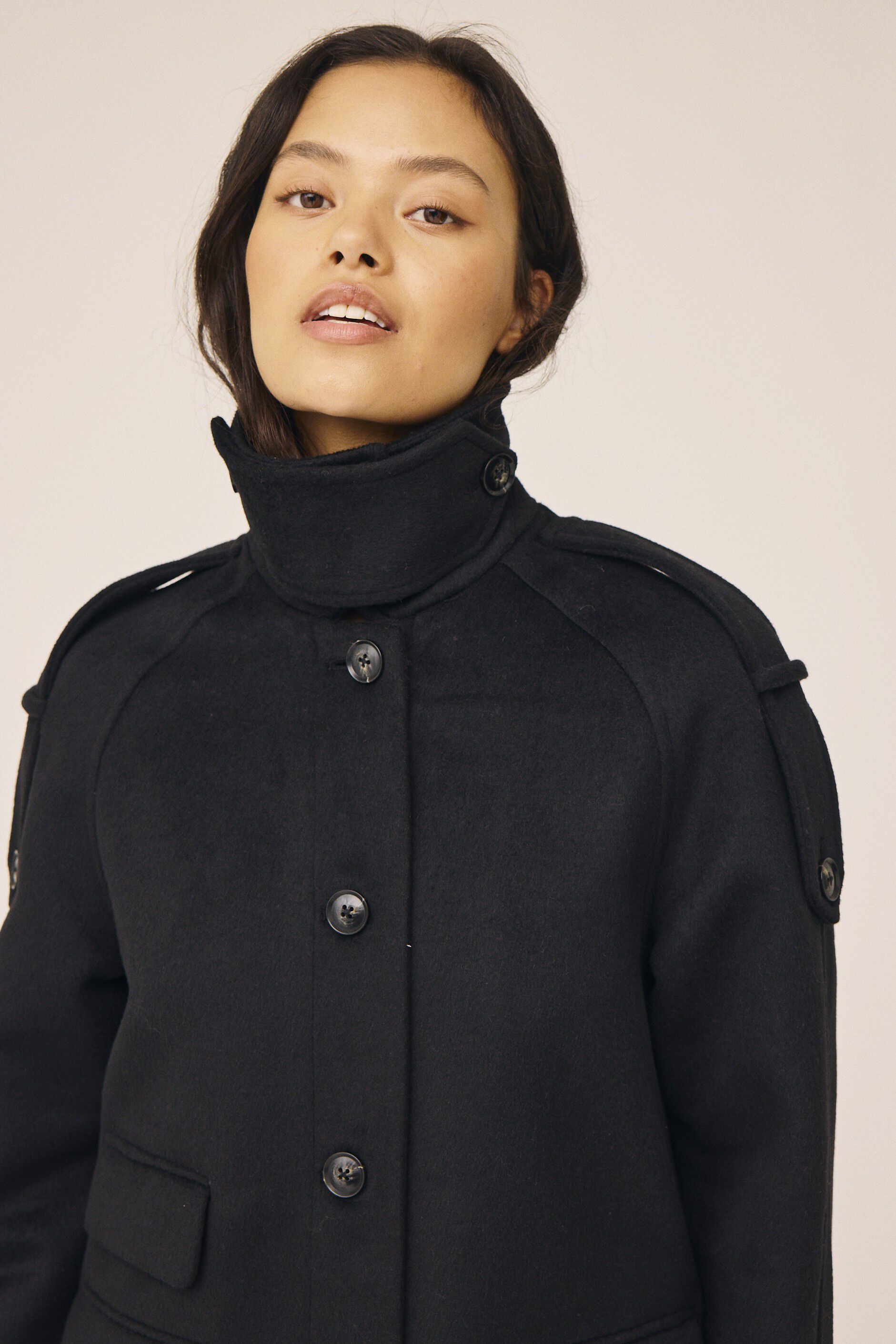 Reeva 12 Coat Wool mix - GRS