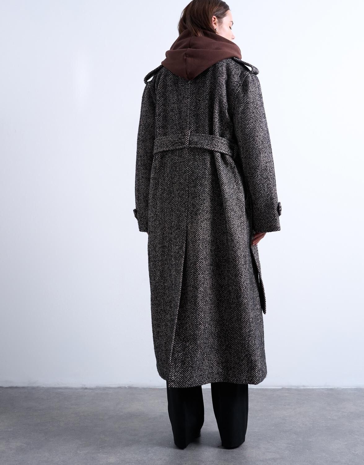 TSPOLLY LONG BELT COAT