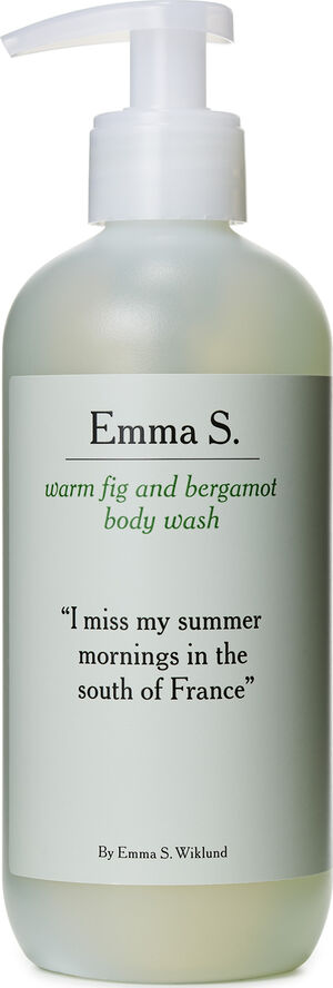Emma S. warm fig and bergamot body wash