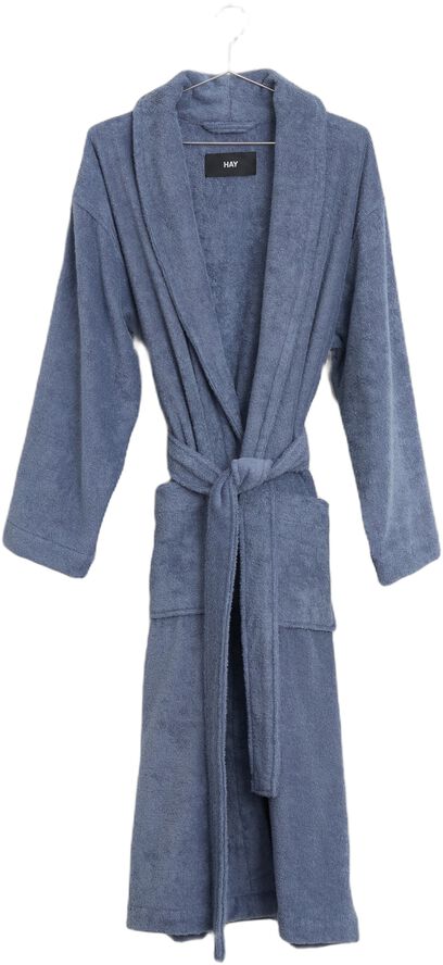 Mono Bathrobe-M/L-Steel blue