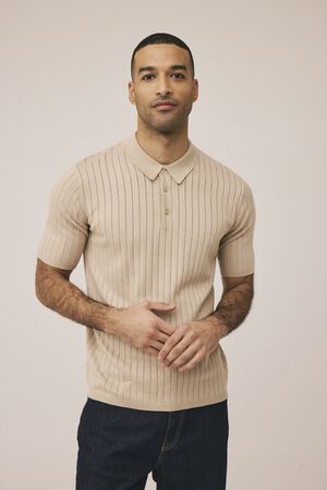 Fabro 1 knit polo - EcoVero