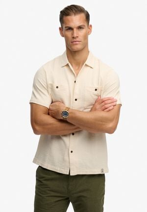 MERCHANT TEXTURED S/S SHIRT