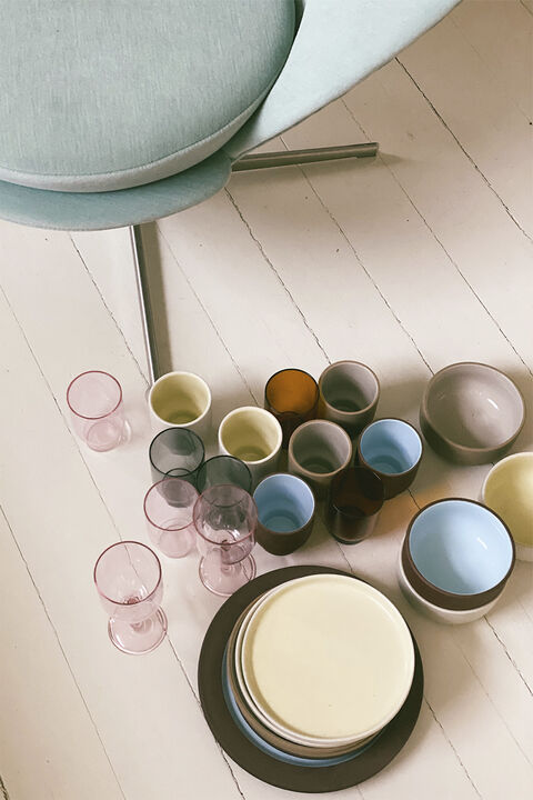 WINE GLASS, 2 PCS, TALL, SMOKE, 70177S