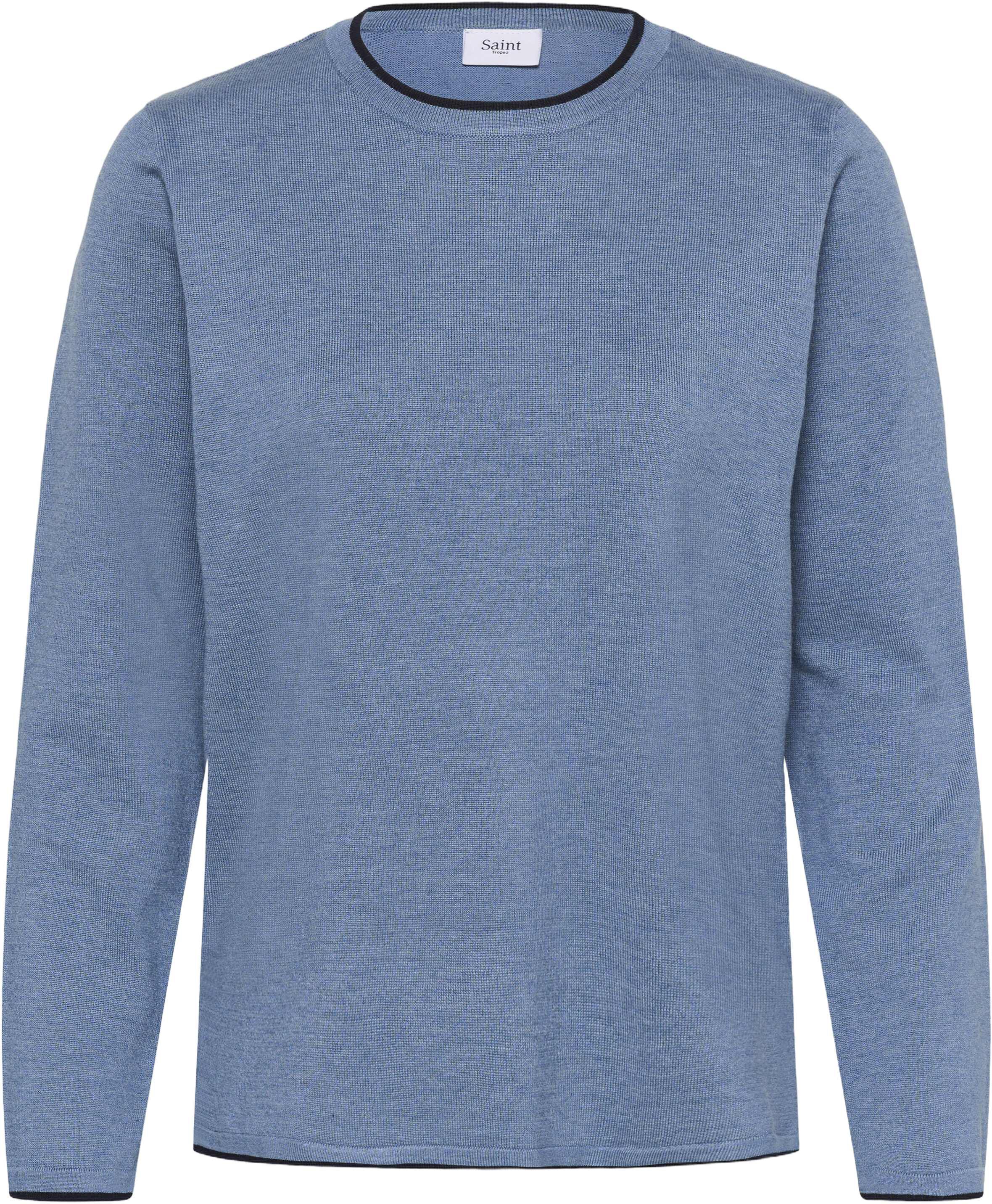 MilaSZ LS Contrast Pullover