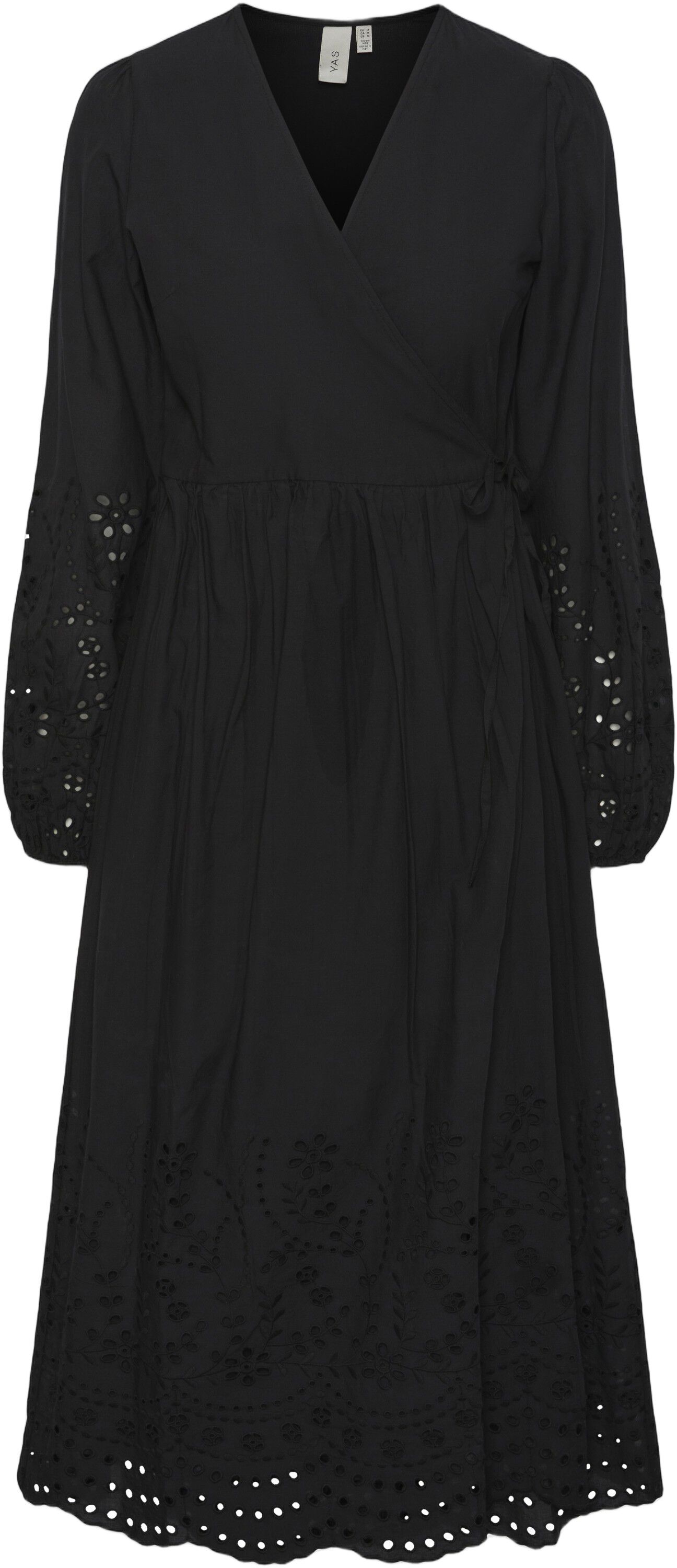 YASLUMA LS LONG WRAP DRESS S. NOOS