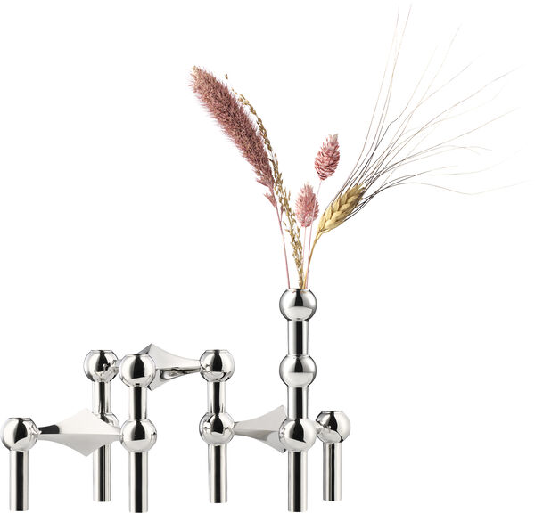STOFF Nagel® vase til lysestage, krom