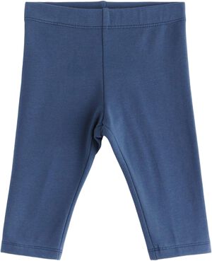 Mjuka leggings i trikå med resår