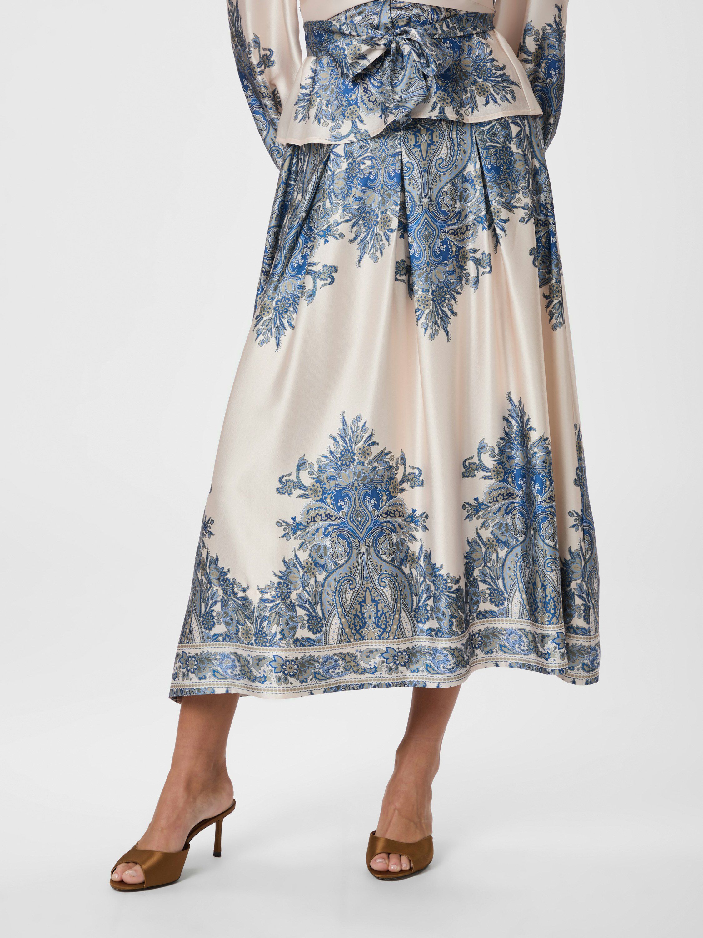 Lenni Paisley Border Skirt